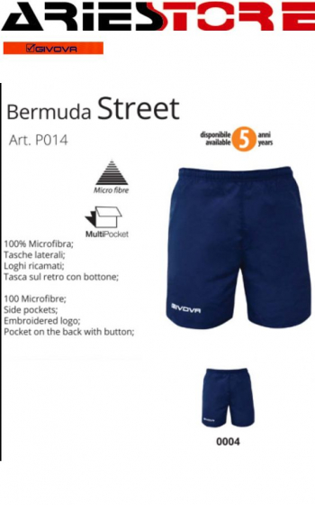 Bermuda Micro street P014 Givova