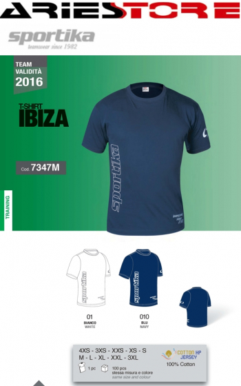 Ibiza T shirt Sportika 7347